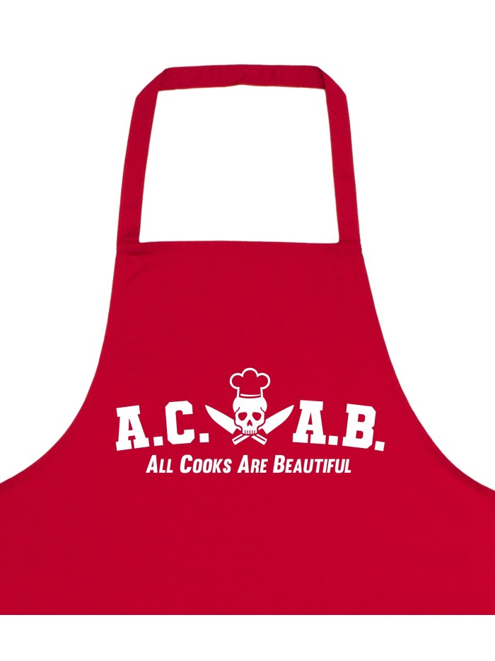 ACAB All Cooks Are Beautiful Grillschürze für Männer