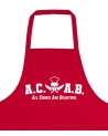 ACAB All Cooks Are Beautiful Grillschürze für Männer