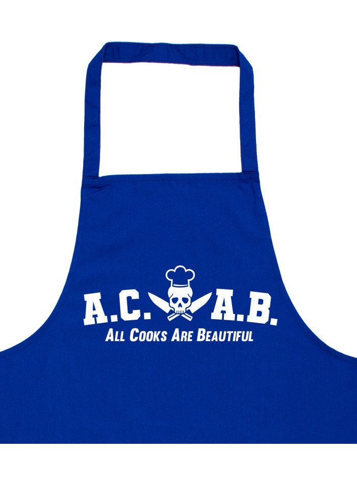 ACAB All Cooks Are Beautiful Grillschürze für Männer