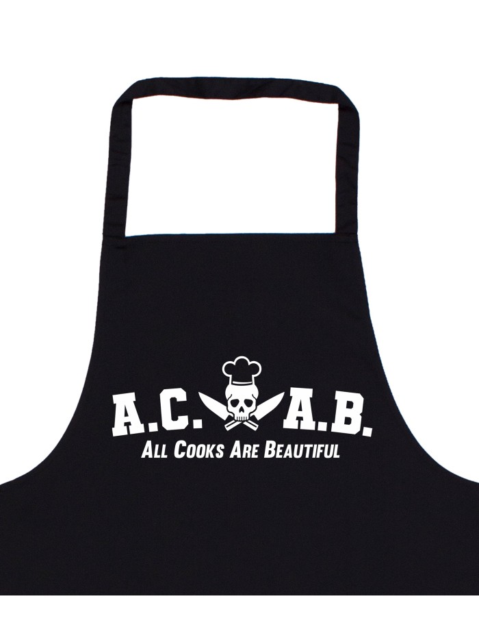 ACAB All Cooks Are Beautiful Grillschürze für Männer