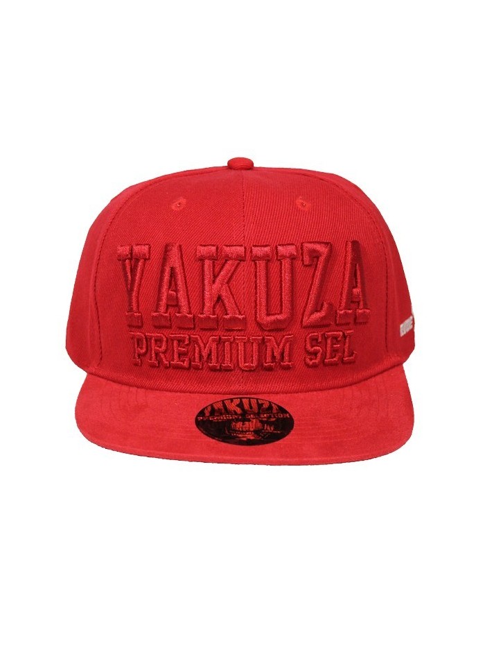 Yakuza Premium Cap rot YPS2160 Stick rot Basecap