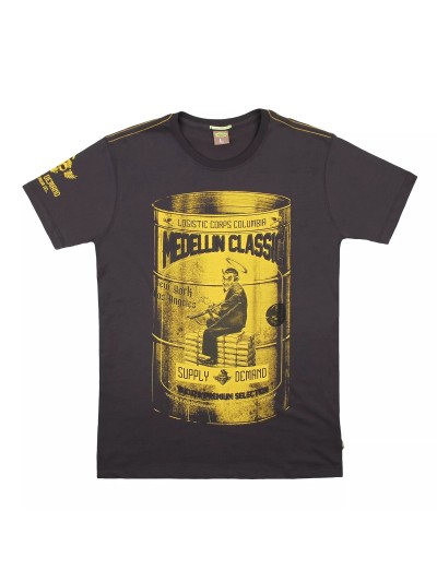 Yakuza Premium Medellin Classic T-Shirt dunkelgrau YPS3319