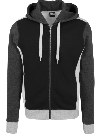 Urban Classics 3-Tone Sweat Zip Hoody Sweatjacke TB1817