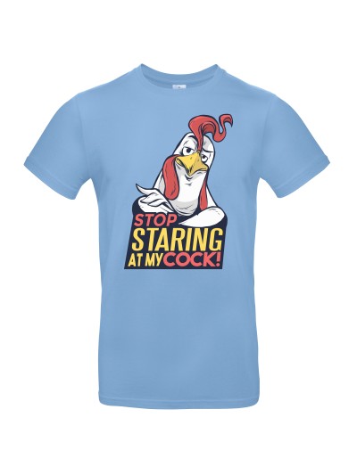 Herren T-Shirt Stop Staring At My Cock | grobejungs.de